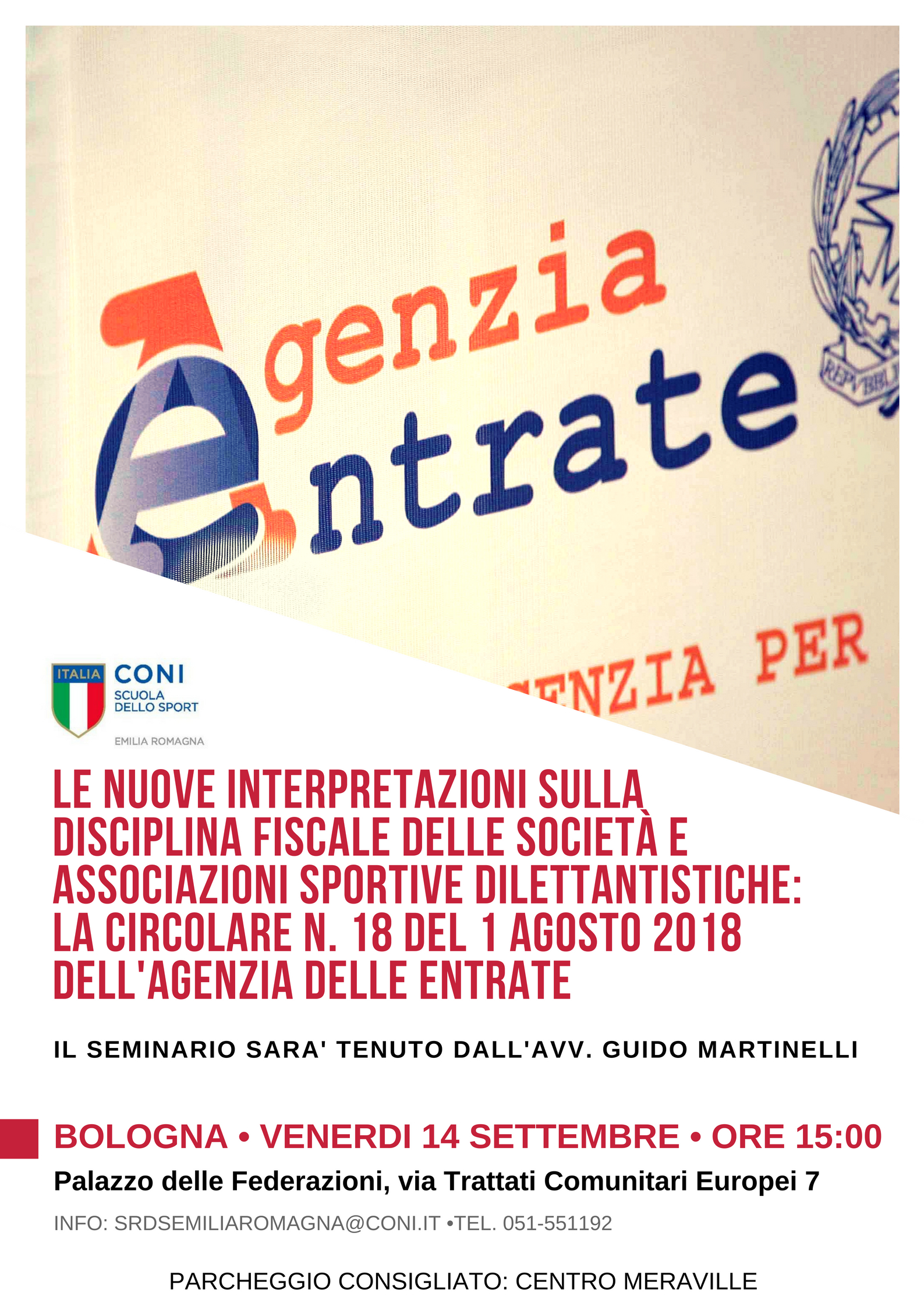 Le nuove interpretazioni sulla disciplina fiscale delle ASD/SSD: la circolare n.18 dell'1/8/2018 AgE